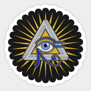 Eye and Triangle Sticker